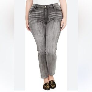 Chico's Boyfriend ankle jeans in a grey wash.denim women’s size 18R (3.5R/XL)